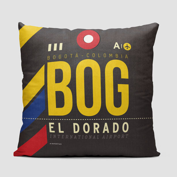 BOG - Throw Pillow - Airportag