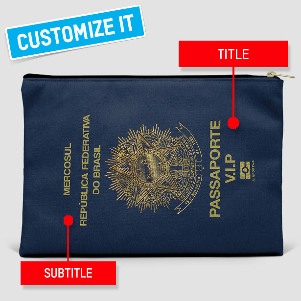 Brazil - Passport Pouch Bag