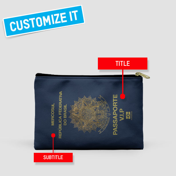 Brazil - Passport Pouch Bag