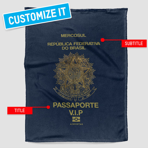 Brazil - Passports Blanket