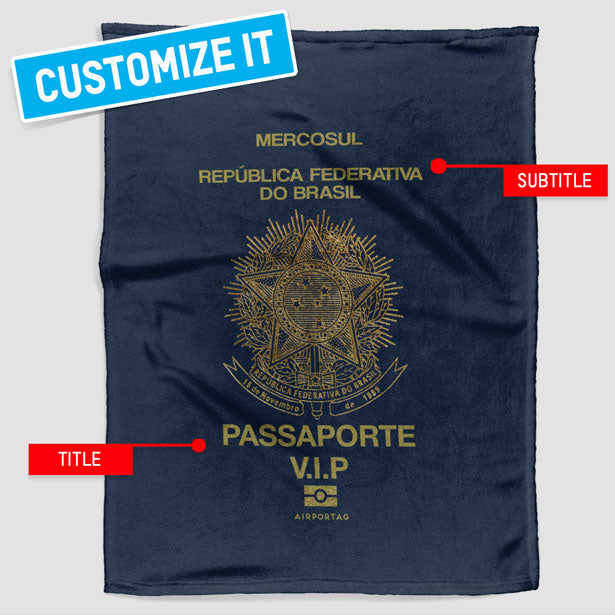 Brazil - Passports Blanket