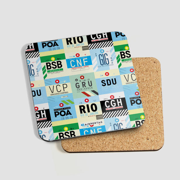 Brazilian Airports - Coaster - Airportag