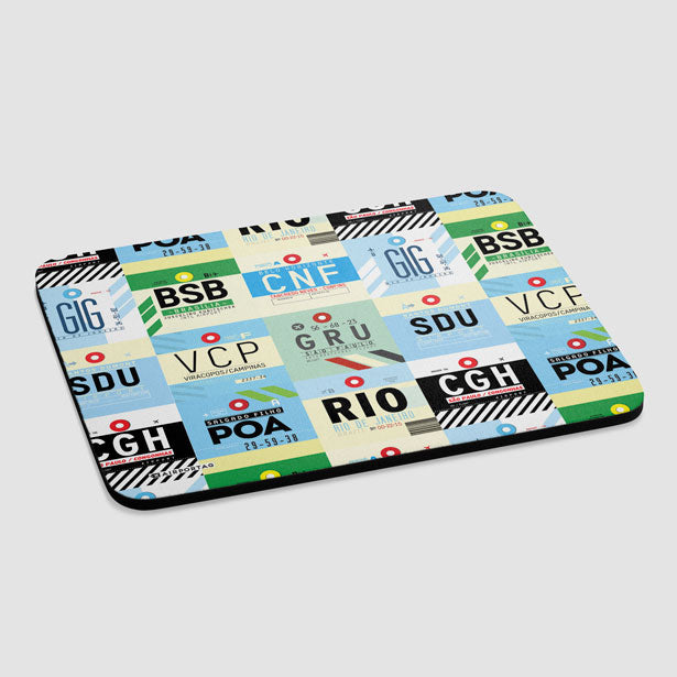 Brazilian Airports - Mousepad - Airportag