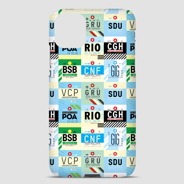 Brazilian Airports - Phone Case airportag.myshopify.com