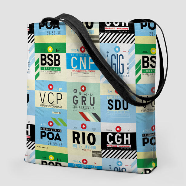 Brazilian Airports - Tote Bag - Airportag