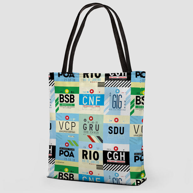 Brazilian Airports - Tote Bag - Airportag