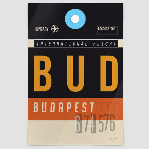 BUD - Poster - Airportag