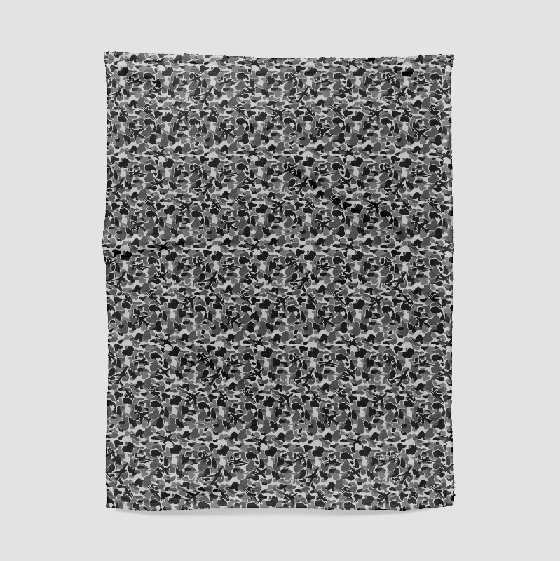 Camouflage Plane - Blanket