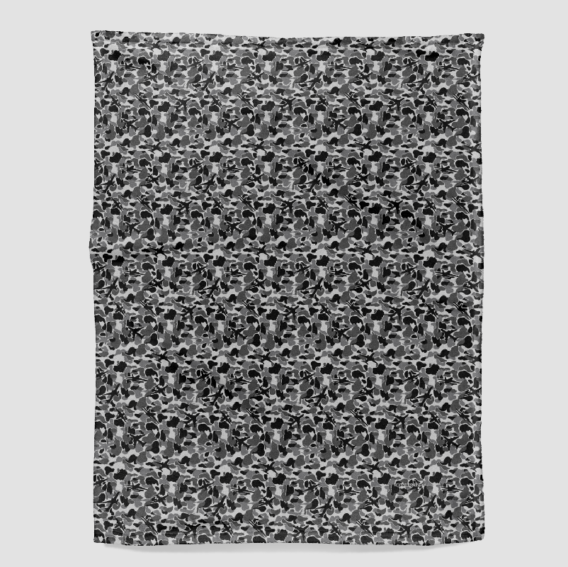 Camouflage Plane - Blanket