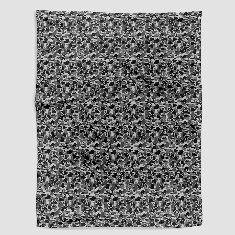 Camouflage Plane - Blanket