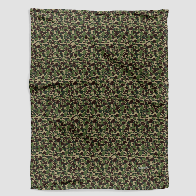 Camouflage Plane - Blanket