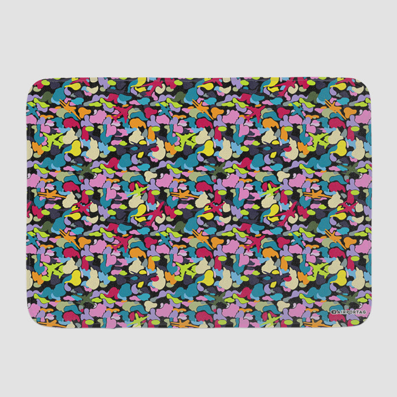 Camouflage Plane - Bath Mat