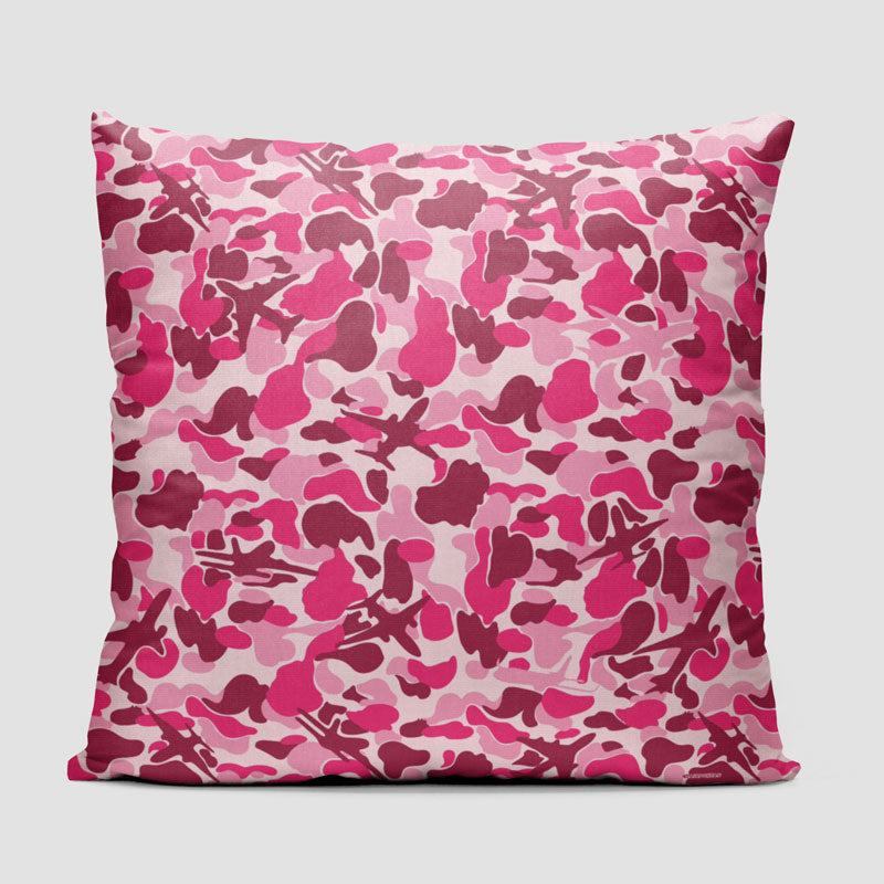Camouflage Plane - Throw Pillow