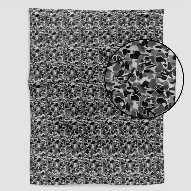 Camouflage Plane - Blanket