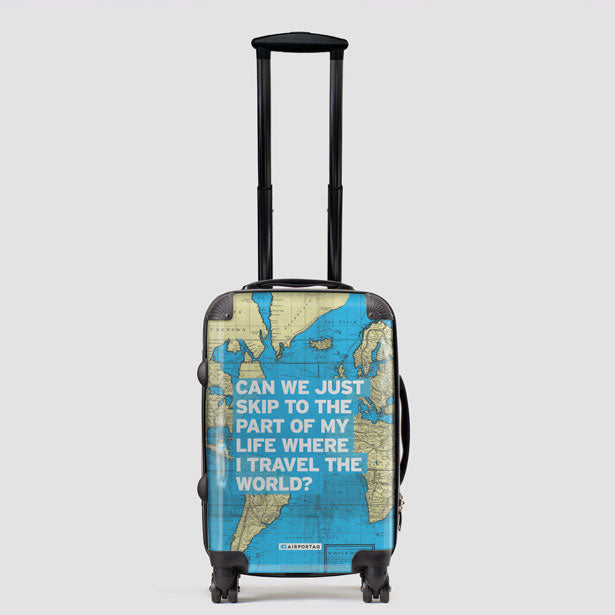 Can We Just - World Map - Luggage airportag.myshopify.com