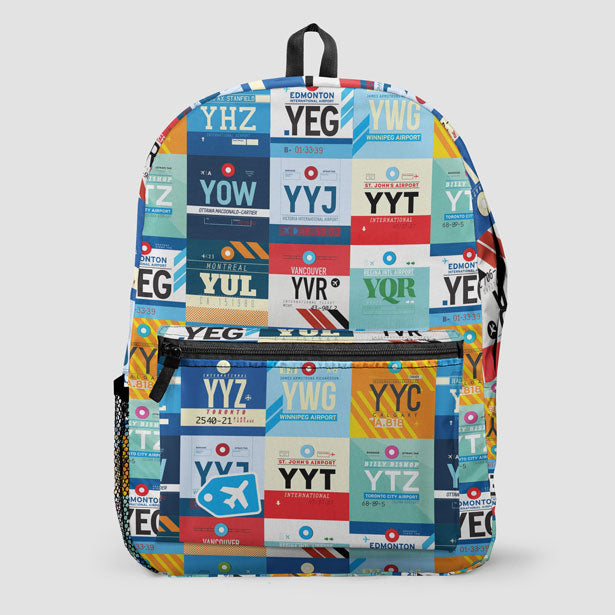 Canadian Airports - Backpack airportag.myshopify.com