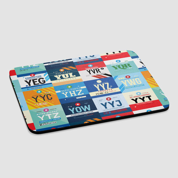 Canadian Airports - Mousepad - Airportag