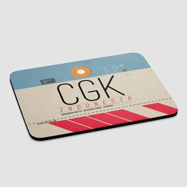 CGK SoekarnoHatta Airport Jakarta, Indonesia Mousepad