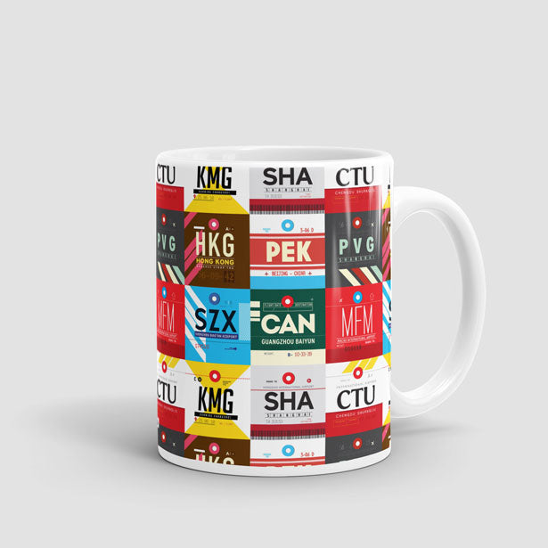 Chinese Airports - Mug - Airportag