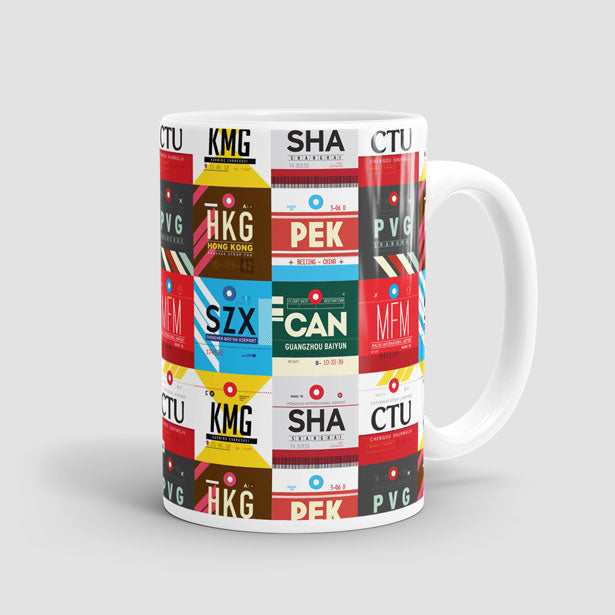 Chinese Airports - Mug - Airportag