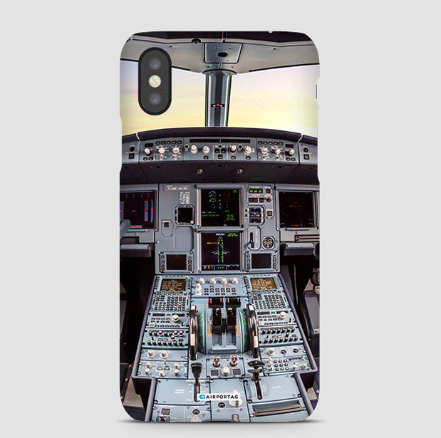 Airbus Cockpit - Phone Case airportag.myshopify.com
