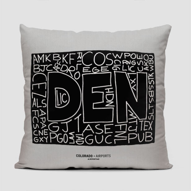 Colorado - Throw Pillow - Airportag