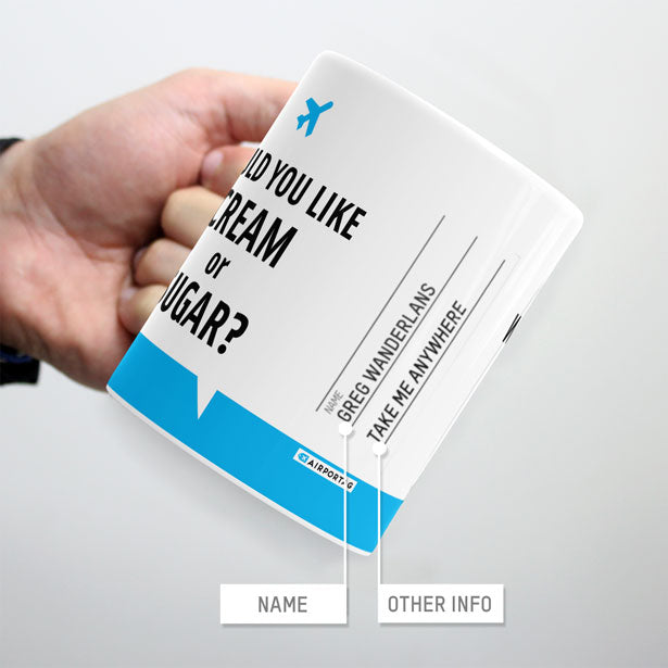 Cream or Sugar - Mug - Airportag