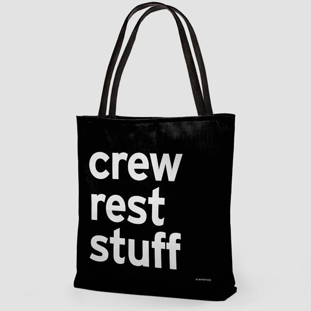 Crew Rest Stuff - Tote Bag airportag.myshopify.com