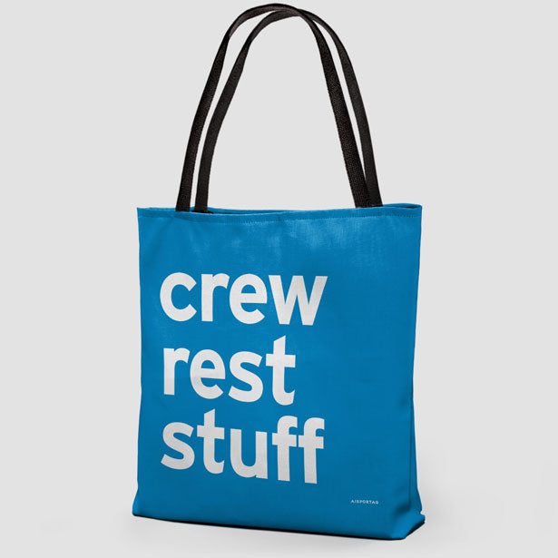 Crew Rest Stuff - Tote Bag airportag.myshopify.com