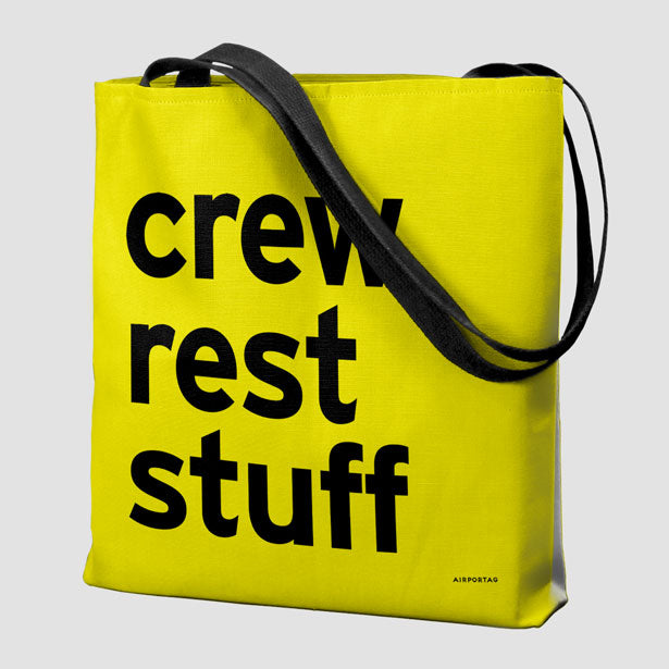 Crew Rest Stuff - Tote Bag airportag.myshopify.com