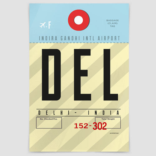 DEL - Poster - Airportag