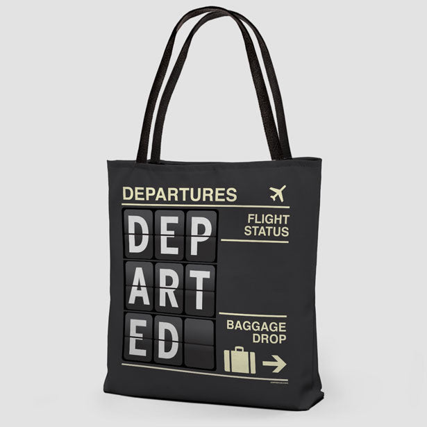 Departed - Tote Bag - Airportag