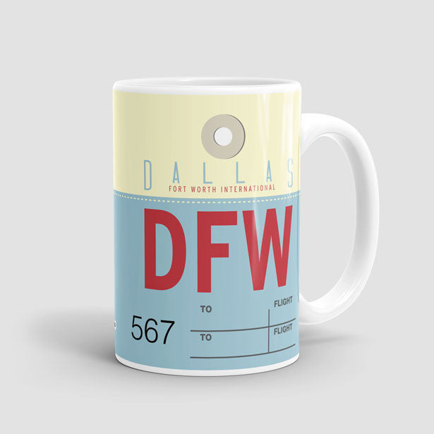 DFW - Mug - Airportag