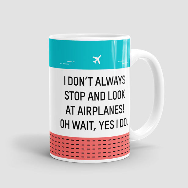 Look at Airplanes - Mug - Airportag