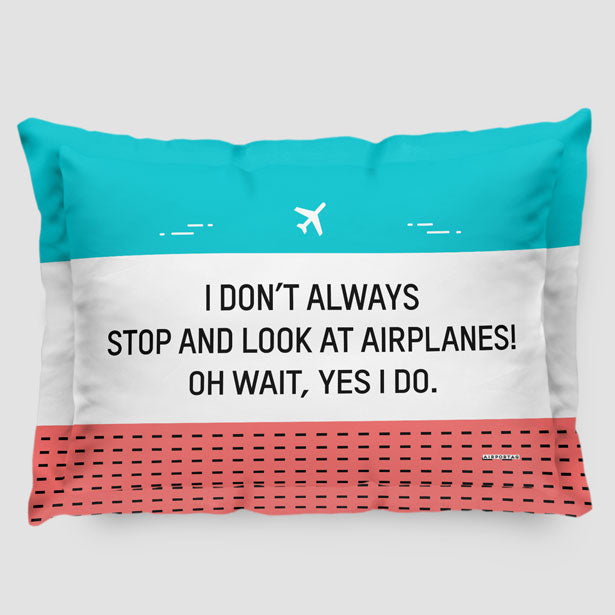 Look at Airplanes - Pillow Sham - Airportag