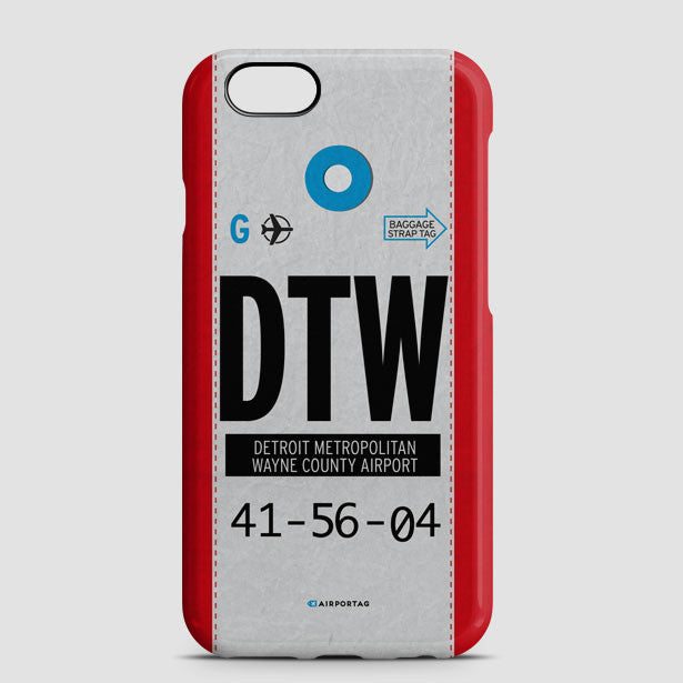 DTW - Phone Case - Airportag