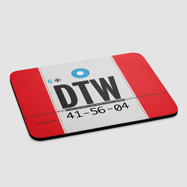 DTW - Mousepad - Airportag