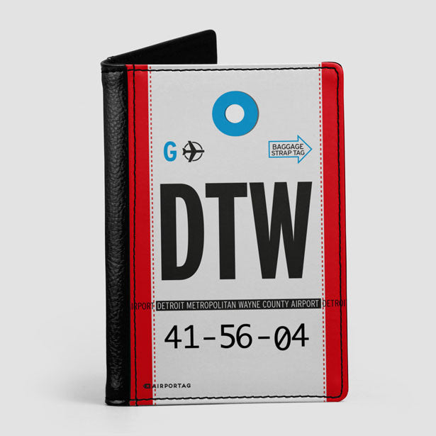 DTW - Passport Cover - Airportag