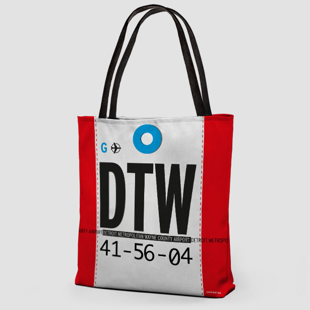 DTW - Tote Bag - Airportag