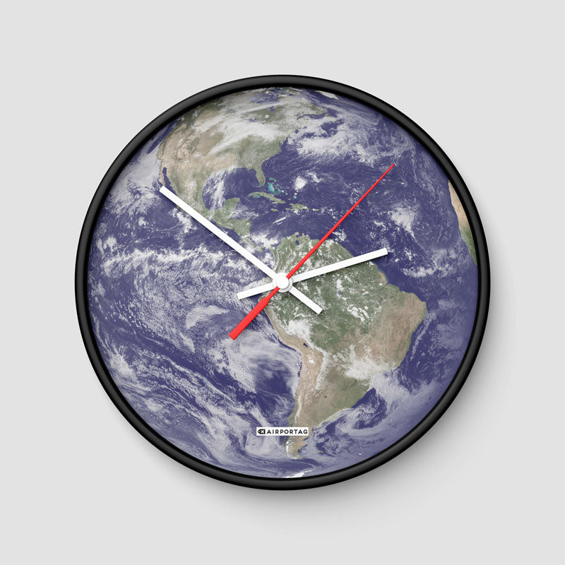 Earth - Wall Clock