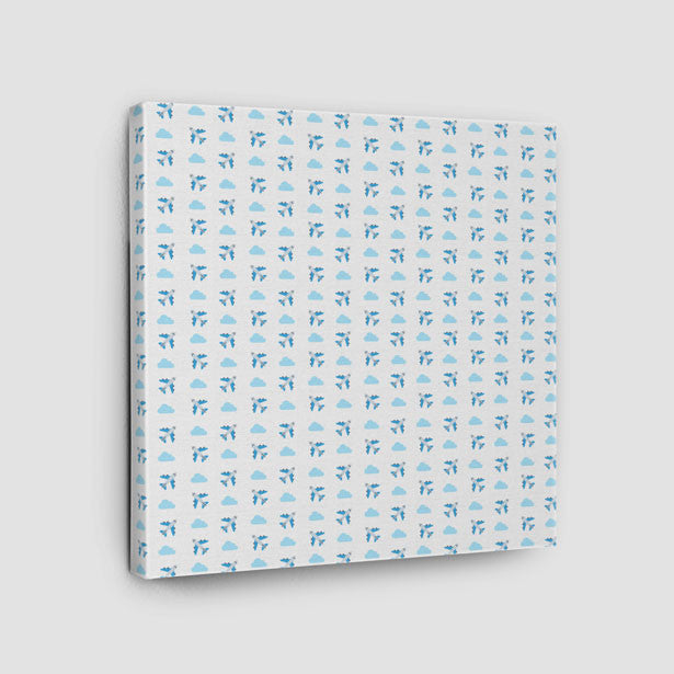 Emoji Cloud Plane - Canvas - Airportag