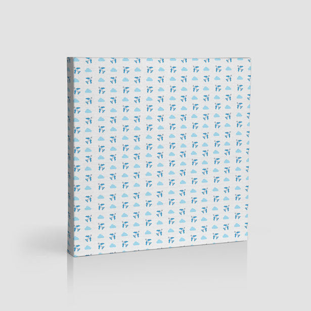 Emoji Cloud Plane - Canvas - Airportag
