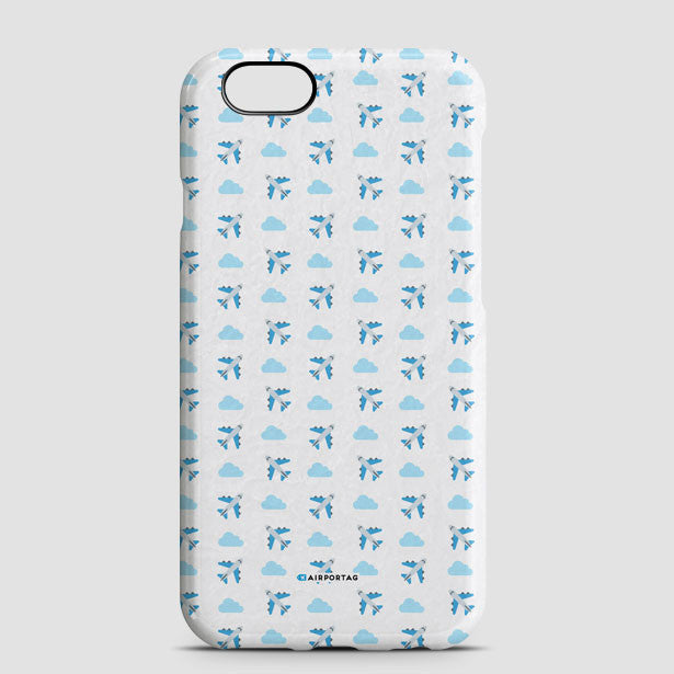 Emoji Cloud Plane - Phone Case - Airportag