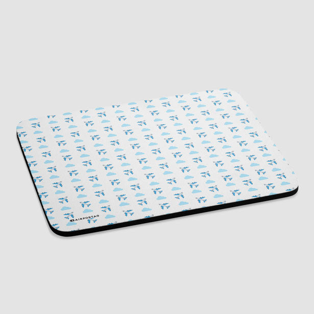 Emoji Cloud Plane - Mousepad - Airportag