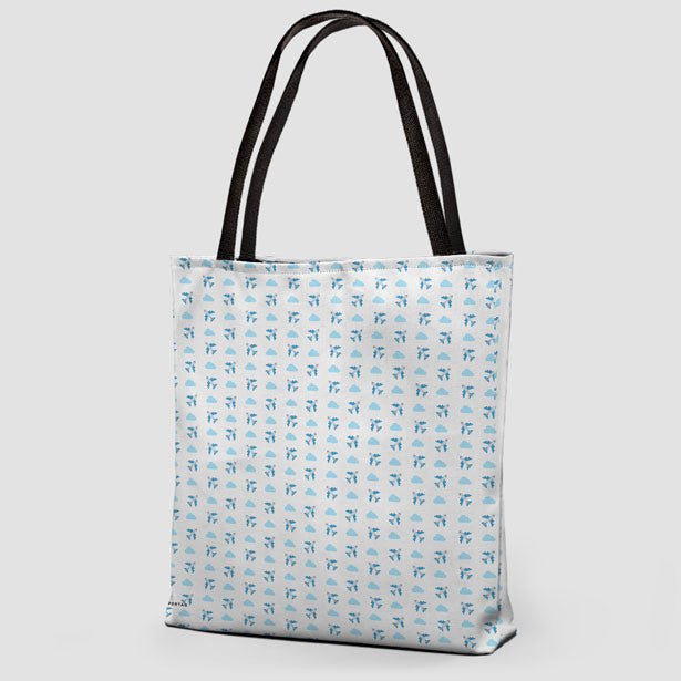 Emoji Cloud Plane - Tote Bag - Airportag