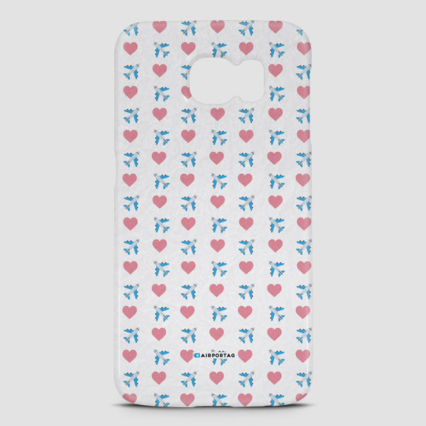 Emoji Heart Plane - Phone Case - Airportag