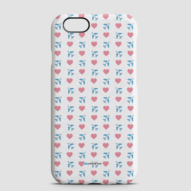 Emoji Heart Plane - Phone Case - Airportag