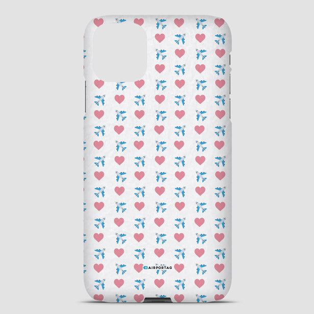 Emoji Heart Plane - Phone Case airportag.myshopify.com