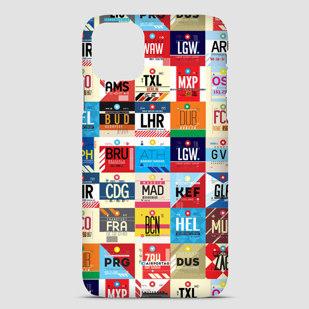 European Airports - Phone Case airportag.myshopify.com