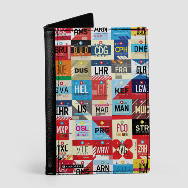 European Airports - Passport Covers - Airportag